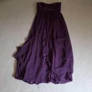 Simple bridesmaid gown